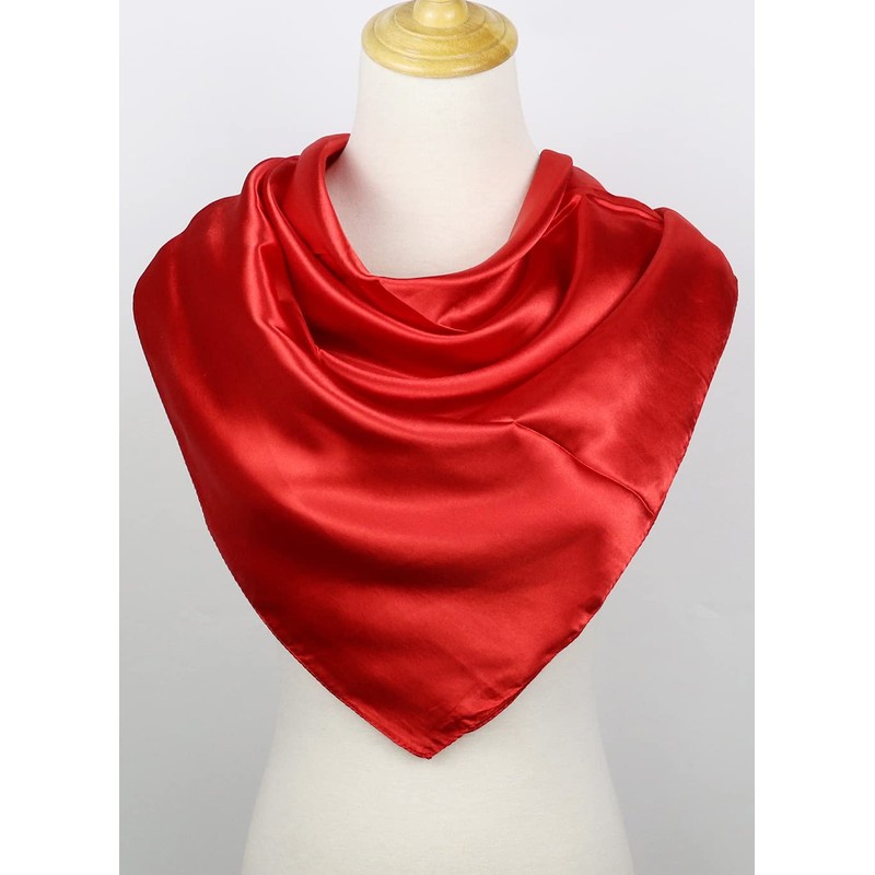 vabovin 35 Inch Elegant Large Silk Feel Solid Color Satin