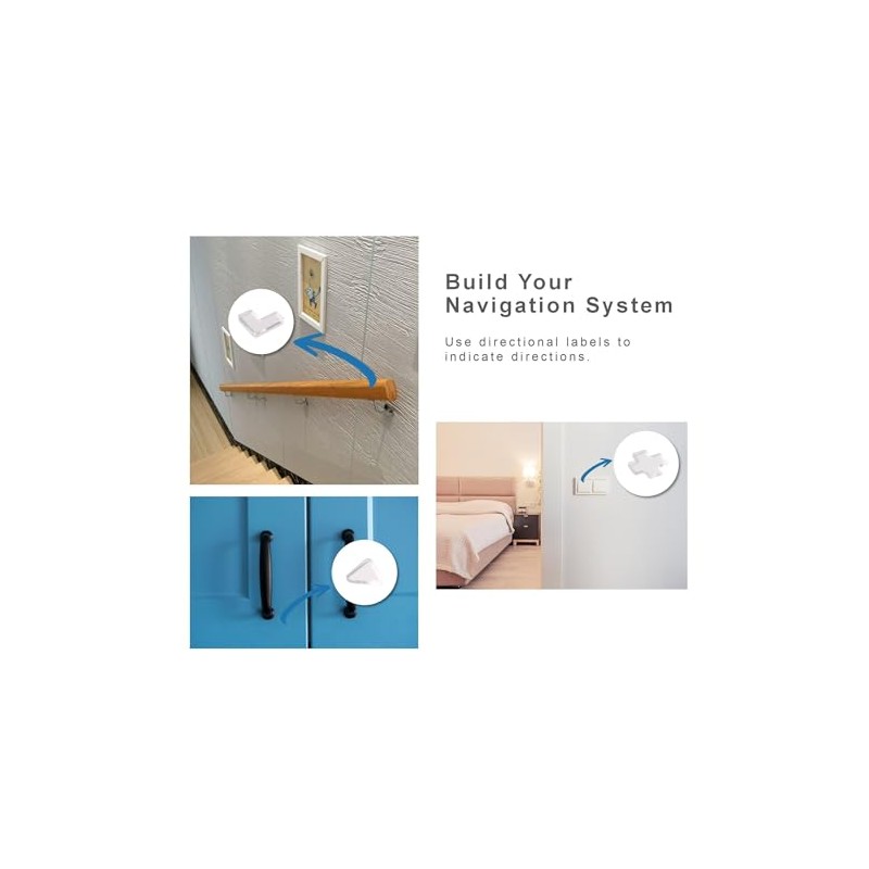 Bump Dots for Visually Impaired Combo Pack(5 Exclusive Tactile Shapes)