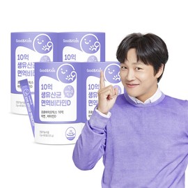 Good & Kids Children's 1 Billion Live Probiotics Immune Vitamin D 4 Bottles (8-Month Supply) Zinc-Containing Yogurt Flavor / 굿앤키즈 어린이 10억 생유산균 면역비타민D 4통(8개월분) 아연 함유 요구르트맛