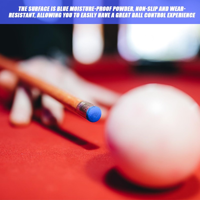 MAXQUU 50 Piece Professional Quality Cue Tips Replacement Pool Snooker