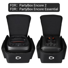 LaiMoney Travel Case for JBL PartyBox Encore Essential/Essential 2 Bluetooth Speaker,Multifunctional Storage Bag Portable Party Speaker Case with Microphone Storage Bag