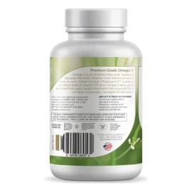 Zahler Omega 3 Platinum y Vitamina D3 2000mg 180softgels Sin Sabor