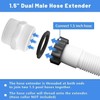 Yetaha Pack of 2 3.8 cm hose adapters, pool hose