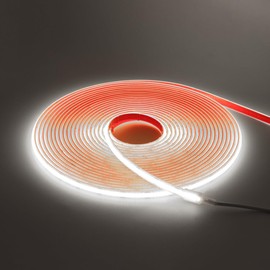 12V COB LED Strip Lights 320 LEDs/M IP68 Waterproof Super Bright DC Flexible LED Tape Lights with Power Adapter for for DIY Bedroom Kitchen Home Decor