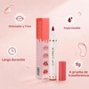 Erinde Lápiz Delineador de Labios Líquido, Resistente al Agua,#E01