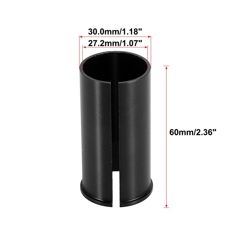 X AUTOHAUX 27.2 to 30.0mm Bicycle Bike Seat Post Tube