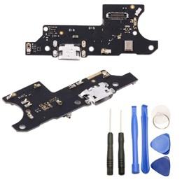 iReplaceParts Charging Port For Motorola Moto G8 Power Lite Type-C Dock Connector Replacement With Lower Microphone And Tool Kit XT2055