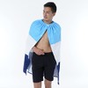 Fila Men's Color Block Wrap Towel 429800, BL, Free size