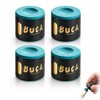 Bamyli Snooker Chalk, 4Pcs No-Slip Green Pool Cue Chalk