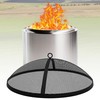 Febtech - Fire Pit Spark Screen Round for Solo Stove