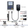 DIGITEN Water Flow Control LCD Display Controller+G3/4" Hall Sensor Flow