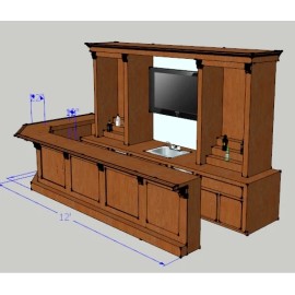 Bar Plans - Custom Design Service for the perfect home bar