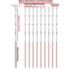HUAZIZ 10 x 200 mm pre-wired LED strips, 2835 SMD