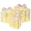 mollie Lighted Gift Boxes Set of 3, Christmas Iridescent Pre-lit