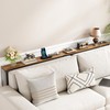 Kitstorack Narrow Console Table Behind Sofa Couch, Design with Adjustable