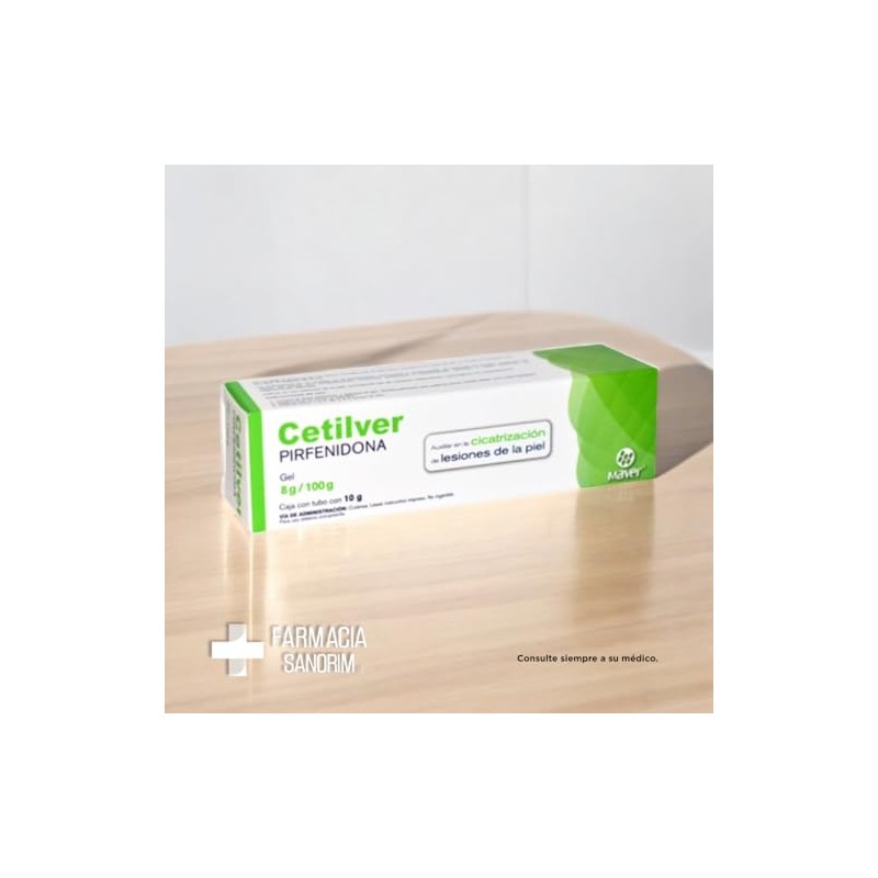 Cetilver Pirfenidona Gel Cajas Gramos Maver Laboratorios Tratamiento Antifibrótico Cicatrices