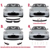 CNPAPC For Corolla SE LE Front Rear Bumper Lip Spoiler