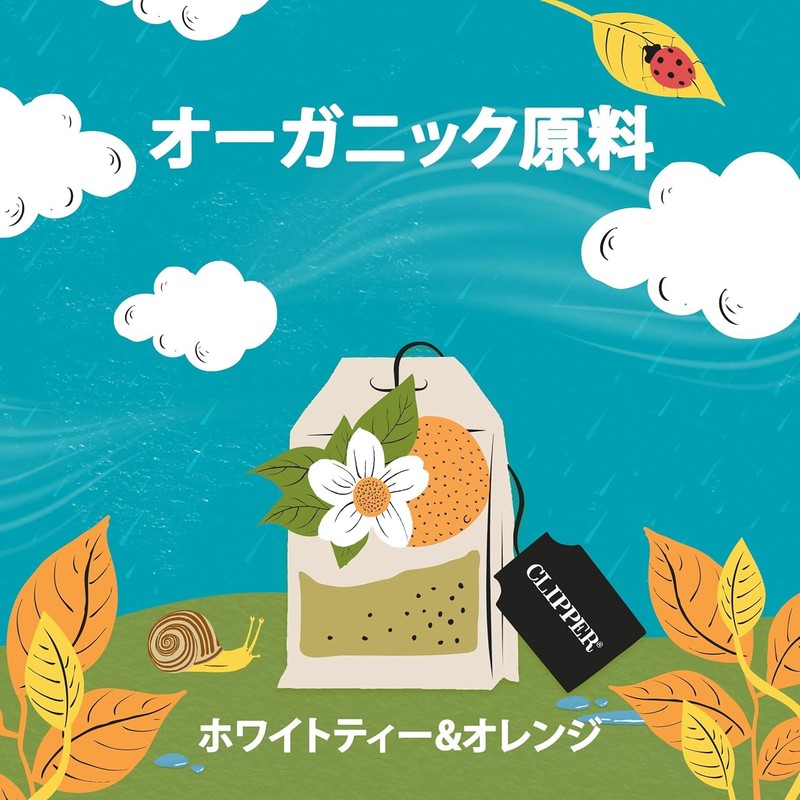 Clipper Tea Organic White Tea Orange 20 Tea Bags White,