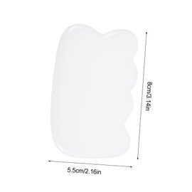 FRCOLOR 1 Set Jade Scraping Plates Kit for Facial Massage Relaxation Natural Jade Scraper for Relief and Immune Support