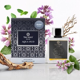 TAJ MAX AQUA OUD | Men/Women | 3.4oz Arabic Perfume | 35% Oil | Dubai |48H Scent