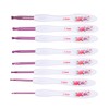 8pcs Crochet Hooks Curved Soft Handle Comfortable Portable Knitting Tool
