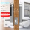 Fingerprint Smart Door Lock with Handle & Keypad – No