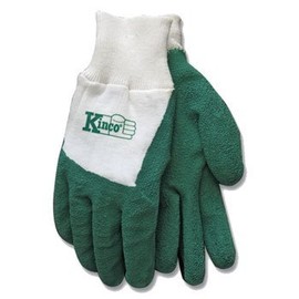 KINCO 1785-Y Latex Coated Glove, Ages 7-12, Youth, Green