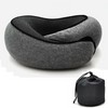 Travel Neck Pillow for Airplane Rest – Snail-Style Memory Foam