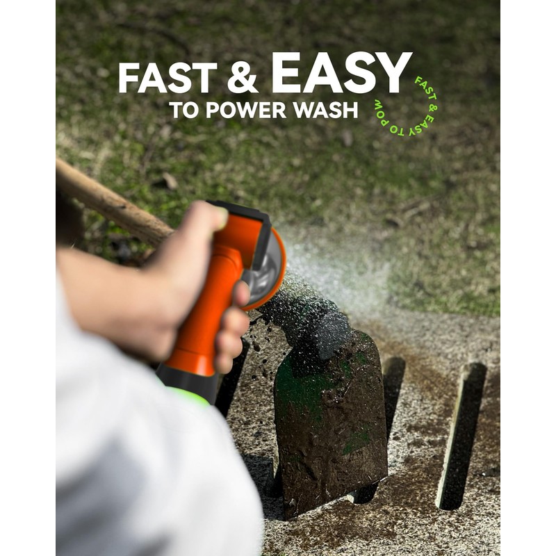 RAINPOINT Spray Nozzles for Garden Hose - 10 Spray Patterns