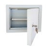 Plugsharge Heavy-Duty In-Wall Safe with Key Lock for Secure Storage,
