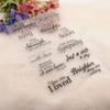 Lily Craft Linda Craft with Love and Hugs Sentiment Clear