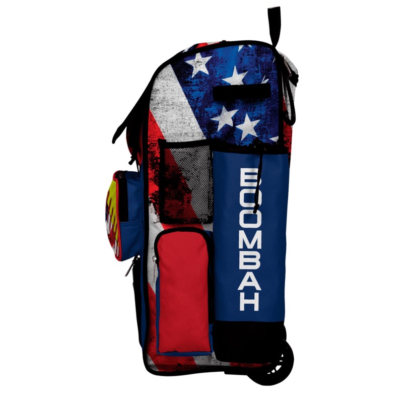 Boombah Rolling Superpack Baseball/Softball Gear Bag - Telescopic Handle -