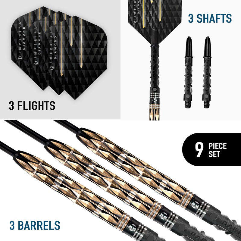 Harrows Imperial Diamond 90% Steel Darts 25 g