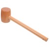 Luxshiny Meat Mallet Mini Wooden Hammer Mallet Pounding Meat Tenderizer