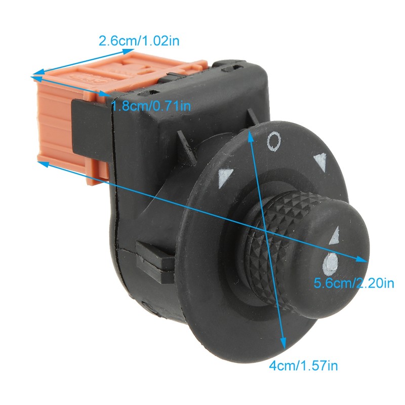 Car Rear View Mirror Electric Folding Side Switch Control Knob