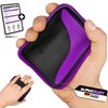 AK ALPHAKRAFT Grip Pads (Black-Purple, One Size)