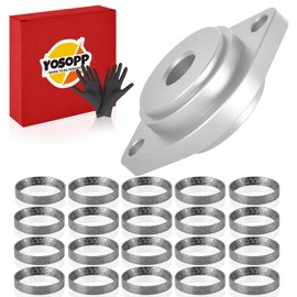 YOSOPP Harley Exhaust Gasket Seal Tool and Tapered Gasket - Fits 1984-2023 Models-20pcs (Silver)