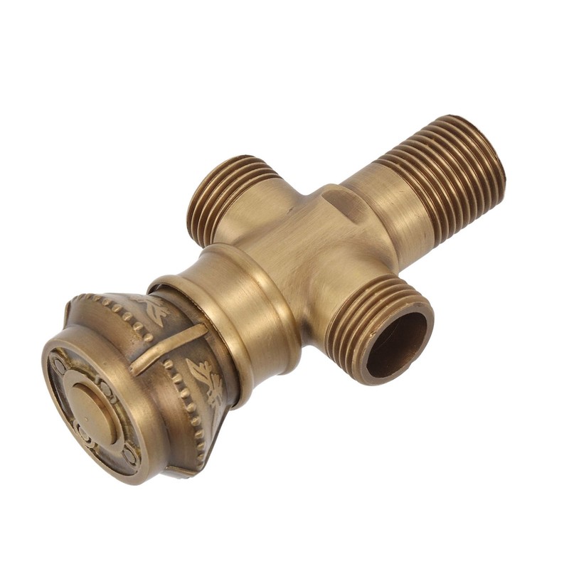 Angle Valve European Antique Style Cold Hot Water Faucet Turn