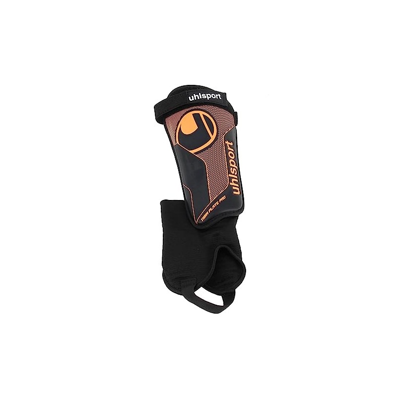 uhlsport Tibia Pro Shin Pads Black/Fluo Orange M