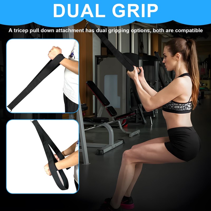 Triceps Training Device, Cable Pull Handles Fitness, Cable Pull Rope