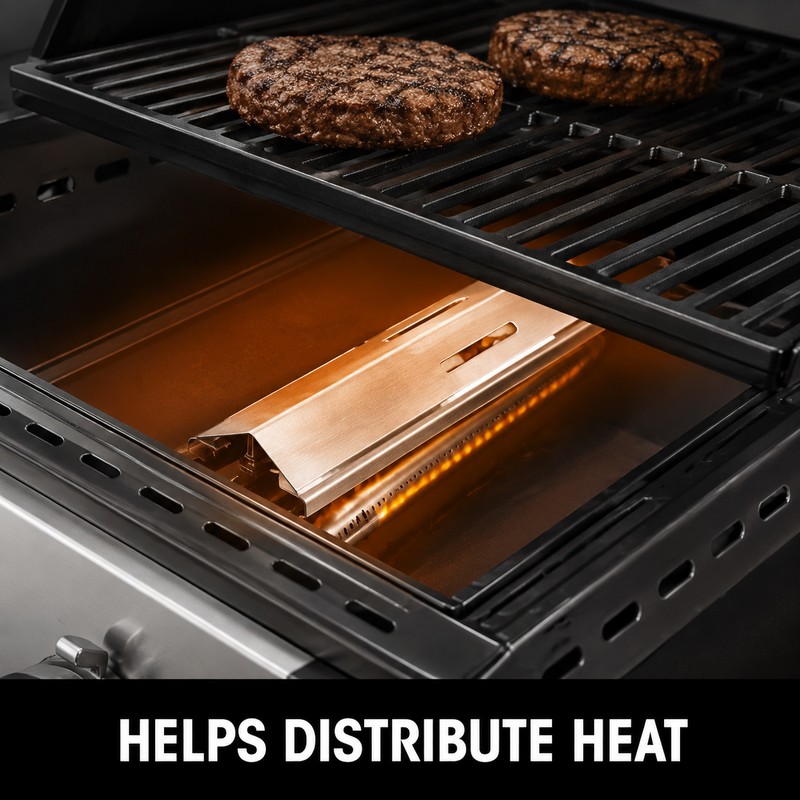 Universal Adjustable Grill Heat Plate Shield & Heat Tent for