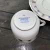 Bernardaud Limoges Chateaubriand Blue Footed Coffee Cup W/saucer And Bread