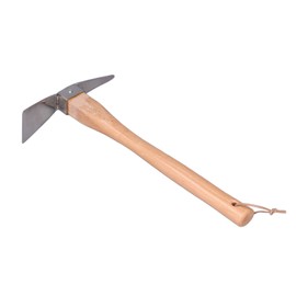 Pick Axe Simple Practical Fine Workmanship Stainless Steel Wood Material Digging Tools