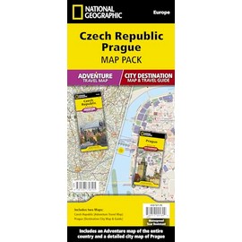 Czech Republic, Prague [Map Pack Bundle] (National Geographic Adventure Map)
