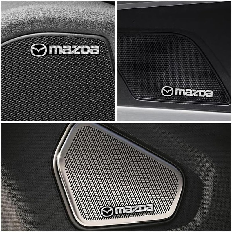 5 Pcs Mazda Speaker Sticker Atenza Axela CX-3 CX-4 CX-5