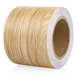 BOMEI PACK Wood Grain Repair Tape,Self Adhesive Repair Patch for Furniture, Floors, Cabinets, Windows, Doors, RV, Home Decor and DIY Projects (1, Coffee Oak, 2inch X 33ft)