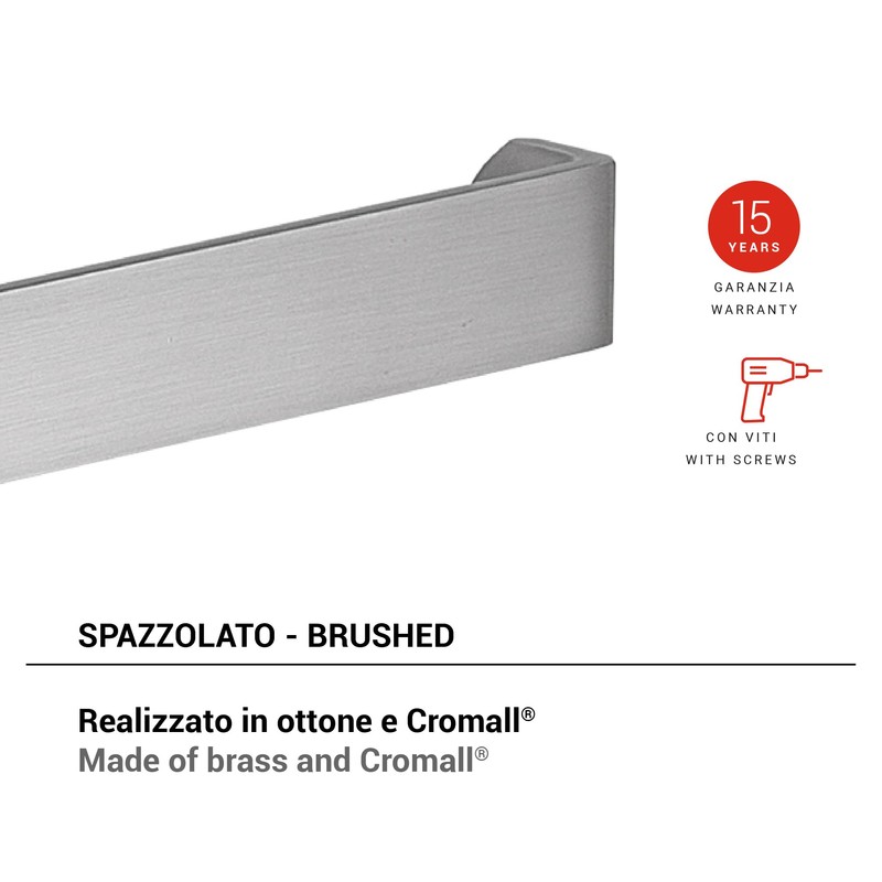 Gedy Pirenei Toilet Roll Holder Brushed