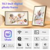 Digital Picture Frame 32 GB 10.1 Inch WiFi Touchscreen Digital