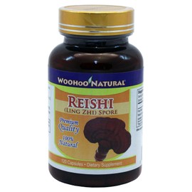 Woohoo Natural Reishi (Ling Zhi) Spore 120 Capsules