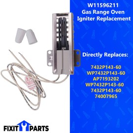 7432P143-60 W11596211 Gas Range Oven Igniter Replacement Compatible with Whirlpool